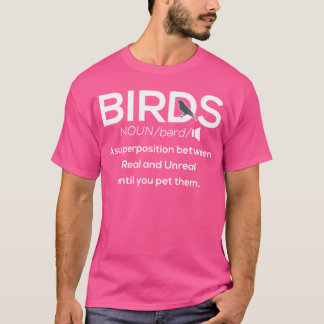 鳥好き 鳥ささやき手 鳥はドローン おもしろい Tシャツ