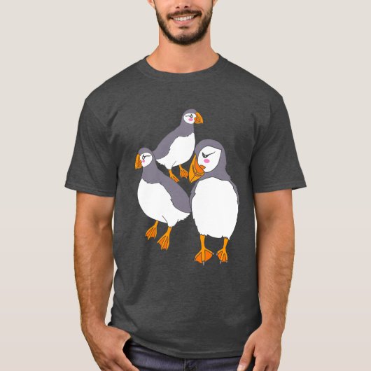鳥好き 鳥類学 野鳥観察 ツツメンドリ レトロ Tシャツ (正面)
