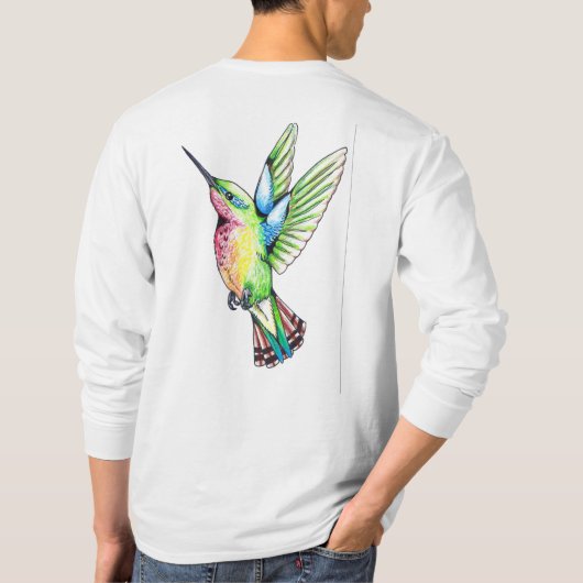 鳥好き Tシャツ (裏面)