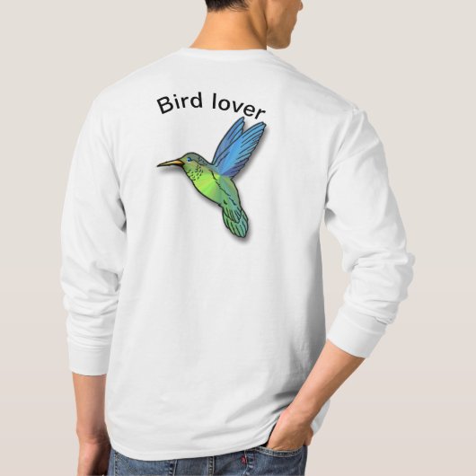 鳥好き Tシャツ (裏面)