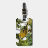 鳥好パーソナライズされたき ラゲッジタグ (正面縦)