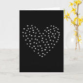 鳥学・バードウォッチング バレンタインデーの贈り物 カード (黄色い花)