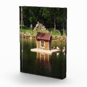 鳥小屋のある池 フォトブロック (右)