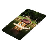 鳥小屋のある池 マグネット (左側)