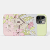 鳥小屋フラワーブロックカラー Case-Mate iPhoneケース (裏面(横))