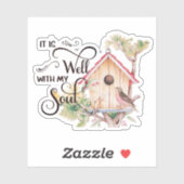 鳥居が立つ シール (シート)