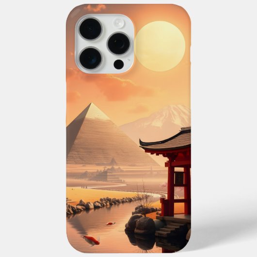 鳥居とピラミッド Case-Mate iPhoneケース (裏面)
