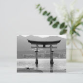 鳥居と鹿 ポストカード (スタンド正面)