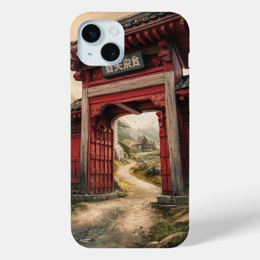 鳥居日本のの文化と伝統 Case-Mate iPhoneケース (裏面)