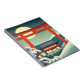 鳥居日本の手帳 ノートブック (右側)