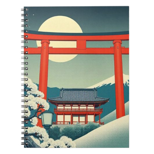 鳥居日本の手帳 ノートブック (正面)