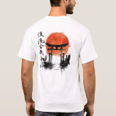 鳥居門 Tシャツ (裏面)