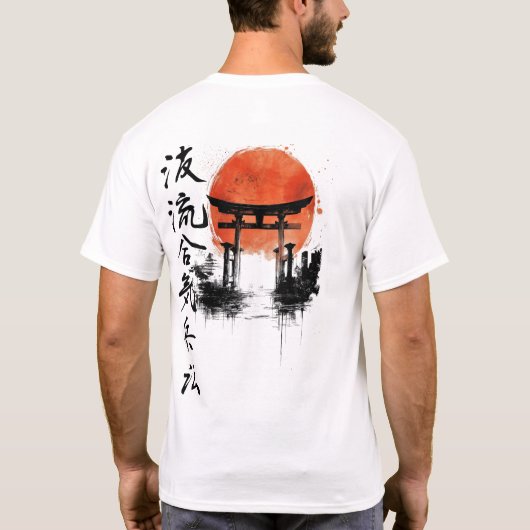 鳥居門 Tシャツ (裏面)