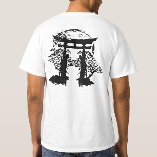 鳥居門 Tシャツ (裏面)