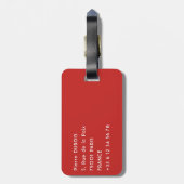 鳥居 – 京都、日本、アジア ラゲッジタグ (裏面縦)