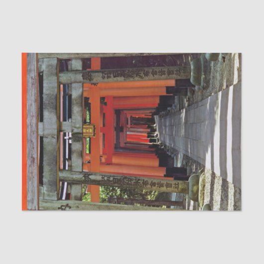 鳥居 – 京都、日本、アジア 薄葉紙 (正面)