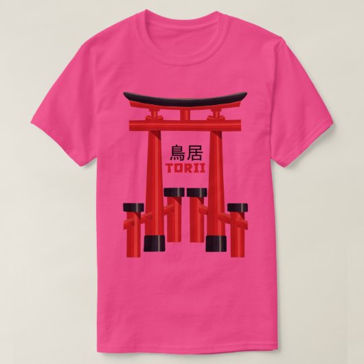 鳥居 Tシャツ (デザイン正面)
