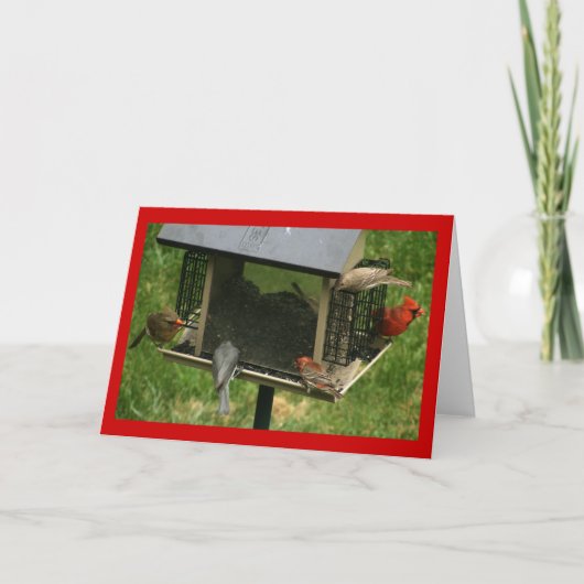 鳥忙し送り カード (正面)