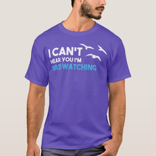 鳥愛好家バードウォッチャーの友人 Tシャツ (正面)