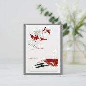 鳥折り紙渡辺聖亭 ポストカード (スタンド正面)