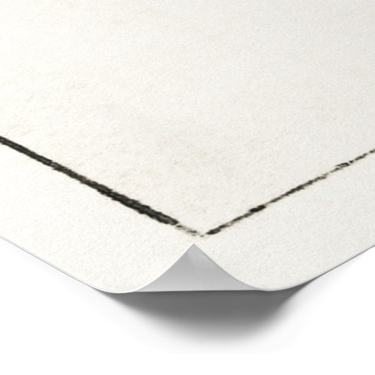 鳥折り紙 ポスター (角)