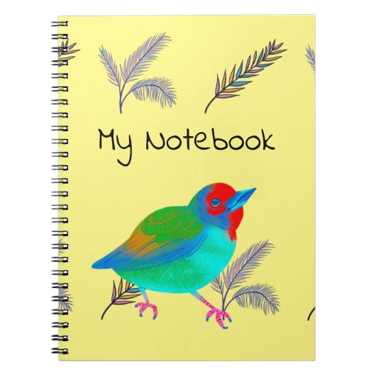 鳥数々の手帳 ノートブック (正面)