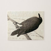 鳥日本ののスケッチ ジグソーパズル (横)