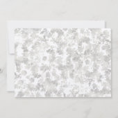 鳥日本の枝のヴィンテージ離れ 招待状 (裏面)