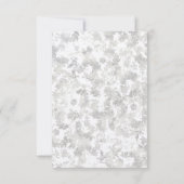 鳥日本の植物披露宴囲いカード 招待状 (裏面)