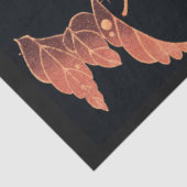 鳥日本の黒デコップページ紙 薄葉紙 (詳細)