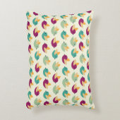 鳥模様 アクセントクッション (正面(垂直))