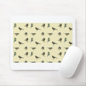 鳥模様 マウスパッド (マウス)
