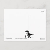 鳥歩くA犬 ポストカード (裏面)