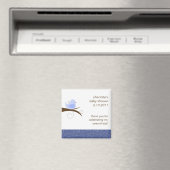 鳥渦巻形ののカスタム赤ちゃんシャワー好き磁石 マグネット (インサイチュ (食洗機))