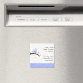 鳥渦巻形ののカスタム赤ちゃんシャワー好き磁石 マグネット (インサイチュ (食洗機))