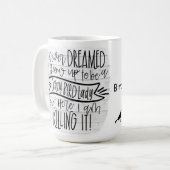 鳥熱狂するの婦人、殺す コーヒーマグカップ (正面左)