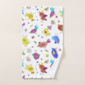 鳥熱狂する類 バスタオルセット (ハンドタオル)