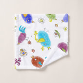 鳥熱狂する類 バスタオルセット (ウォッシュタオル)