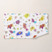 鳥熱狂する類 バスタオルセット (ハンドタオル)