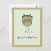 鳥熱狂する類 ポストカード (正面/裏面)