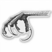 鳥爪 シール (正面)