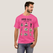 鳥狩りドッグガイド鴨狩りハンタードッグバー Tシャツ (正面フル)