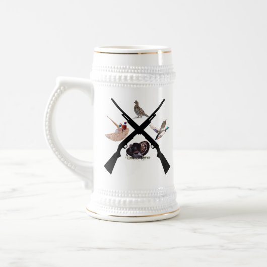 鳥狩り ビールジョッキ (左)