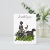 鳥猟犬 , 高地ゲーム鳥狩猟 ポストカード (スタンド正面)