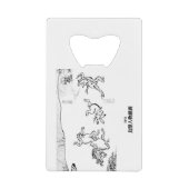 鳥獣人物戯画 クレジットカード栓抜き (正面)
