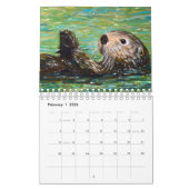 鳥獣画2025年カレンダー カレンダー (2月 2026)