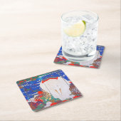 鳥獣・花草図右 スクエアペーパーコースター (インサイチュ)