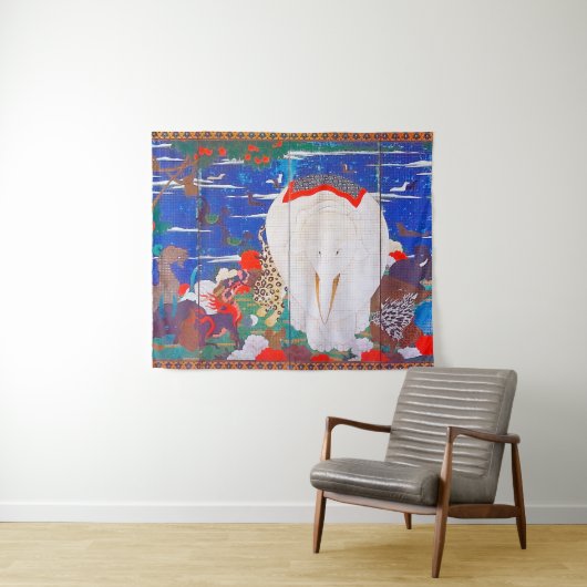 鳥獣・花草図右 タペストリー (インサイチュ(横))