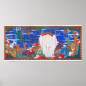 鳥獣・花草図右 ポスター (正面)