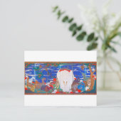 鳥獣・花草図右 ポストカード (スタンド正面)